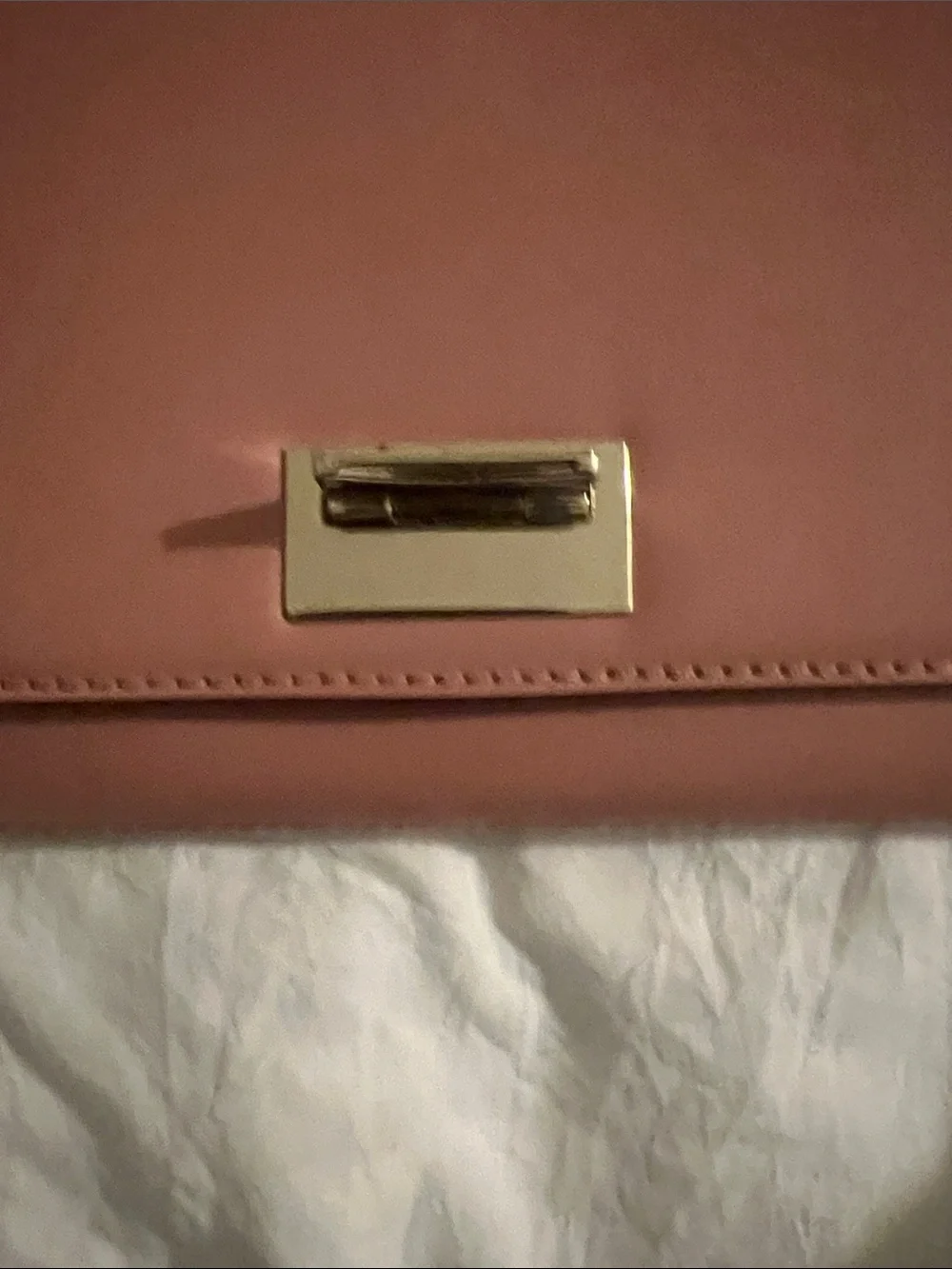 kate spade Dusty Rose Leather Crossbody with Gold Hardware